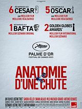 Affiche de Anatomie d’une chute, film à voir en streaming sur Pygargue