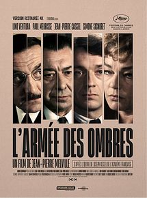 Affiche de L'Armée des Ombres, film à voir en streaming sur Pygargue