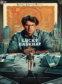 Affiche de Lucky Baskhar, film à voir en streaming sur Pygargue
