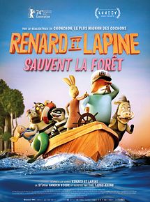Affiche de Renard et Lapine sauvent la forêt, film à voir en streaming sur Pygargue