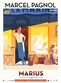 Affiche de La Trilogie Marseillaise de Marcel Pagnol : Marius, film à voir en streaming sur Pygargue