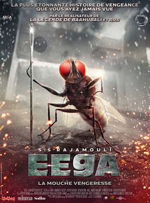 Affiche de Eega, la mouche vengeresse, film à voir en streaming sur Pygargue