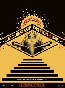 Affiche de Le Cuirassé Potemkine, film à voir en streaming sur Pygargue