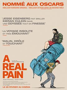 Affiche de A Real Pain, film à voir en streaming sur Pygargue