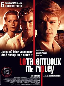 Affiche de Le Talentueux M. Ripley, film à voir en streaming sur Pygargue
