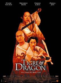 Affiche de Tigre et dragon, film à voir en streaming sur Pygargue