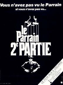 Affiche de Le Parrain, 2e partie, film à voir en streaming sur Pygargue