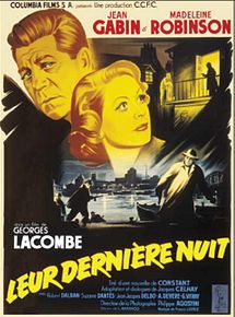 Affiche de Leur dernière nuit, film à voir en streaming sur Pygargue