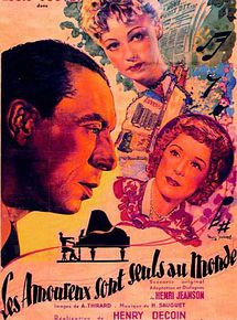 Affiche de Les Amoureux sont seuls au monde, film à voir en streaming sur Pygargue