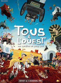 Affiche de Tous à l'Ouest : une aventure de Lucky Luke, film à voir en streaming sur Pygargue