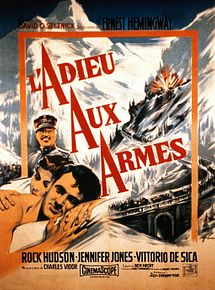 Affiche de L'Adieu aux armes, film à voir en streaming sur Pygargue