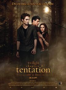 Affiche de Twilight - Chapitre 2 : tentation, film à voir en streaming sur Pygargue