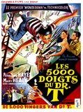 Affiche de Les 5000 doigts du Dr T., film à voir en streaming sur Pygargue