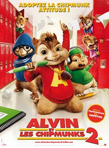 Affiche de Alvin et les Chipmunks 2, film à voir en streaming sur Pygargue
