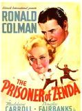 Affiche de Le Prisonnier de Zenda, film à voir en streaming sur Pygargue