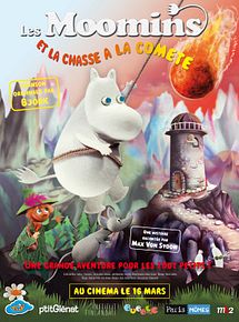 Affiche de Les Moomins et la chasse à la comète, film à voir en streaming sur Pygargue