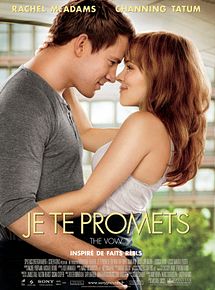 Affiche de Je te promets - The Vow, film à voir en streaming sur Pygargue