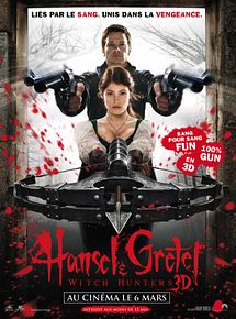 Affiche de Hansel & Gretel : Witch Hunters, film à voir en streaming sur Pygargue