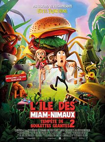 Affiche de L'île des Miam-nimaux : Tempête de boulettes géantes 2, film à voir en streaming sur Pygargue