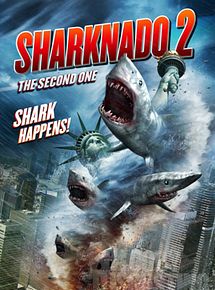 Affiche de Sharknado 2, film à voir en streaming sur Pygargue