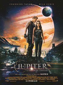 Affiche de Jupiter : Le destin de l'Univers, film à voir en streaming sur Pygargue