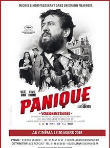 Affiche de Panique, film à voir en streaming sur Pygargue