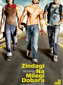 Affiche de Zindagi Na Milegi Dobara, film à voir en streaming sur Pygargue