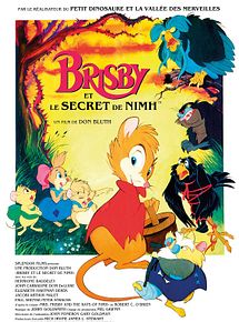 Affiche de Brisby et le secret de Nimh, film à voir en streaming sur Pygargue