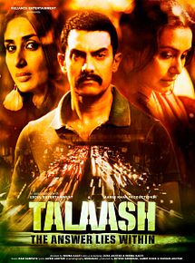 Affiche de Talaash, film à voir en streaming sur Pygargue
