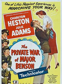 Affiche de La Guerre Privée du Major Benson, film à voir en streaming sur Pygargue