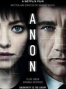 Affiche de Anon, film à voir en streaming sur Pygargue