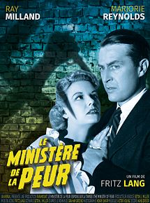 Affiche de Le Ministère de la peur, film à voir en streaming sur Pygargue