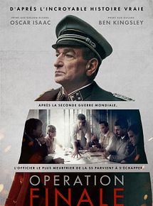 Affiche de Operation Finale, film à voir en streaming sur Pygargue