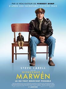 Affiche de Bienvenue à Marwen, film à voir en streaming sur Pygargue