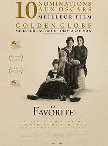 Affiche de La Favorite, film à voir en streaming sur Pygargue