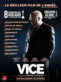 Affiche de Vice, film à voir en streaming sur Pygargue