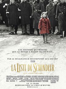Affiche de La Liste de Schindler, film à voir en streaming sur Pygargue