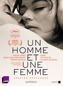 Affiche de Un homme et une femme, film à voir en streaming sur Pygargue