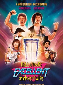 Affiche de Bill & Ted's Excellent Adventure, film à voir en streaming sur Pygargue