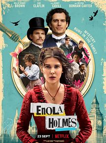 Affiche de Enola Holmes, film à voir en streaming sur Pygargue