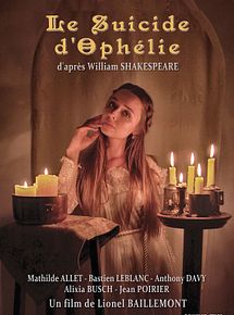 Affiche de Le Suicide d'Ophélie, film à voir en streaming sur Pygargue