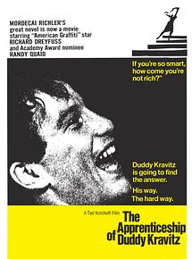 Affiche de The Apprenticeship of Duddy Kravitz, film à voir en streaming sur Pygargue
