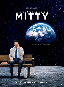 Affiche de La Vie rêvée de Walter Mitty, film à voir en streaming sur Pygargue