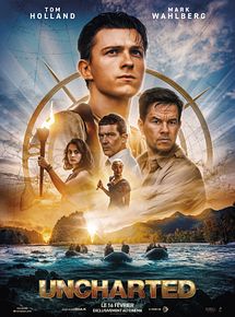 Affiche de Uncharted, film à voir en streaming sur Pygargue