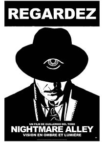 Affiche de Nightmare Alley - Version noir et blanc, film à voir en streaming sur Pygargue