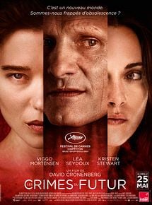 Affiche de Les Crimes du Futur, film à voir en streaming sur Pygargue