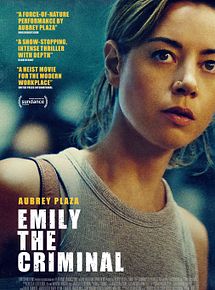 Affiche de Emily, criminelle malgré elle, film à voir en streaming sur Pygargue