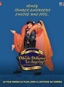 Affiche de Dilwale Dulhania Le Jayenge, film à voir en streaming sur Pygargue