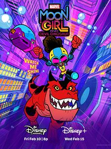 poster de la série Marvel Moon Girl et Devil le dinosaure Saison 1
