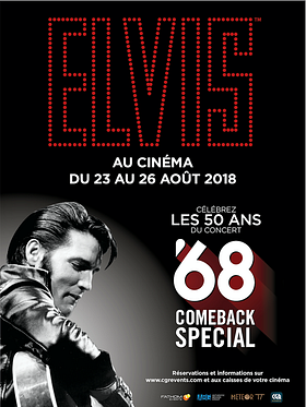poster de Elvis Presley : 68 comeback special (CGR Events)